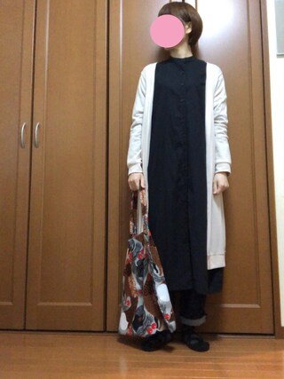 すずめ Merlotのシャツワンピースを使ったコーディネート Wear