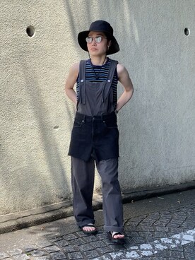 Yarmo デニムサロペット ヤーモ yarmo サロペット オーバーオール 楽天