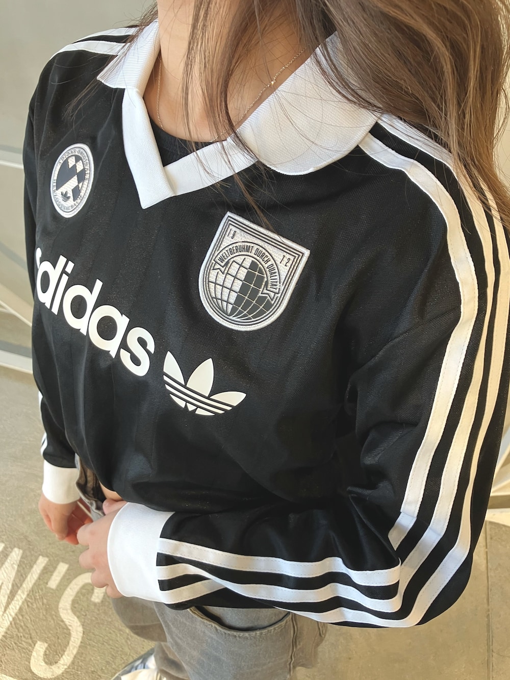 adidas フットボール長袖シャツ フットボール 長袖Tシャツ / アディダスオリジナルス adidas