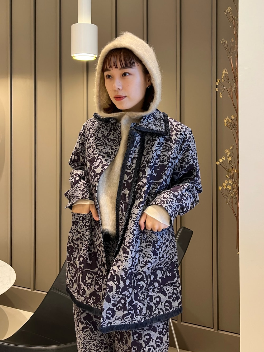 冬大セール❗️maturely♥フラワージャガードフリンジジャケット maturely / Flower Jacquard Fringe Jacketを使った人気ファッション