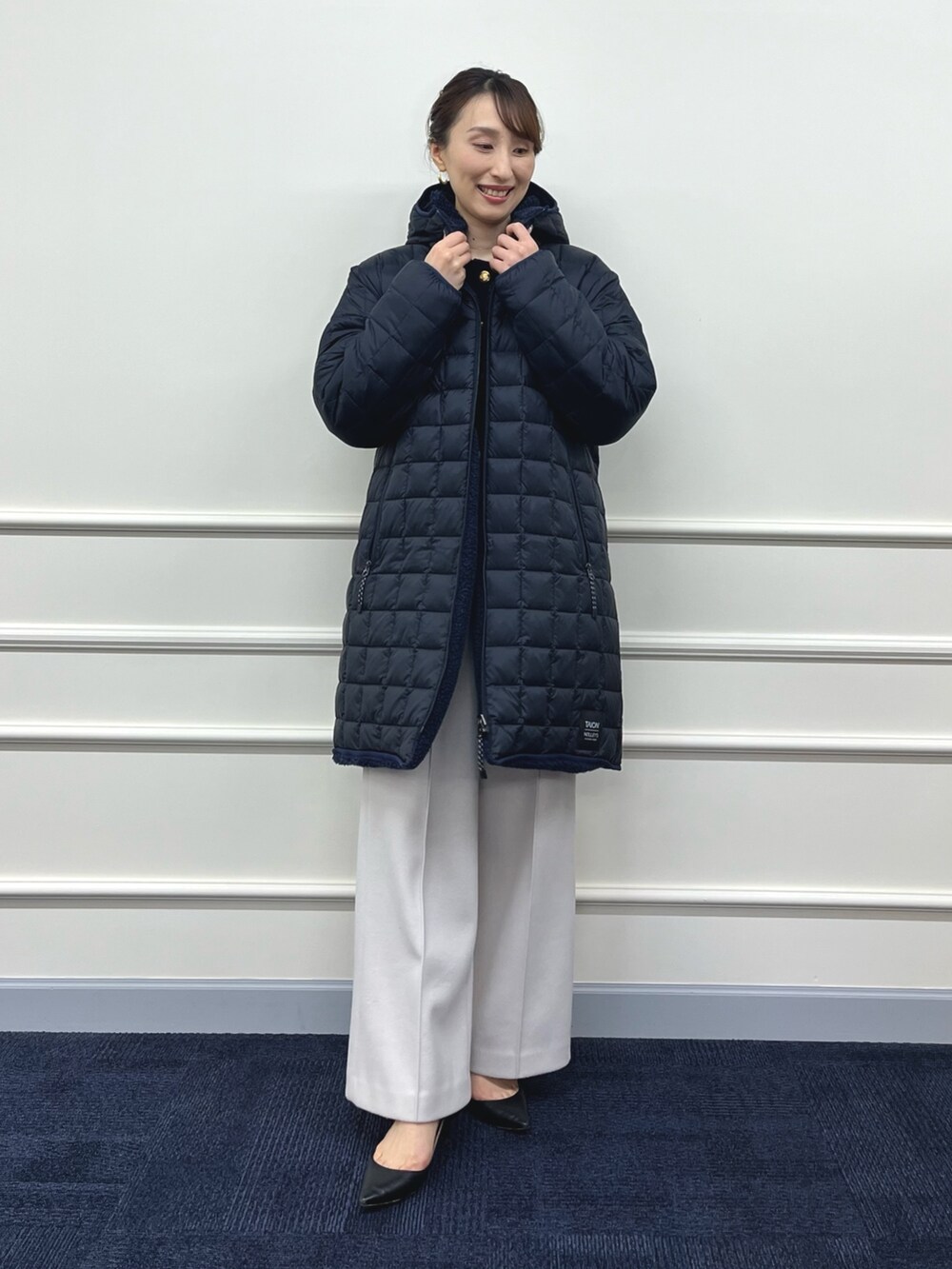 ◇【WEB限定】【TAION/タイオン】別注ミリタリーリバーシブルロング