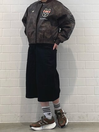 ミッドカット クルーソックス 3足組、アディダス オリジナルス