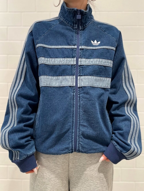 adidas アディカラー ファーストブルー デニム トラックトップの