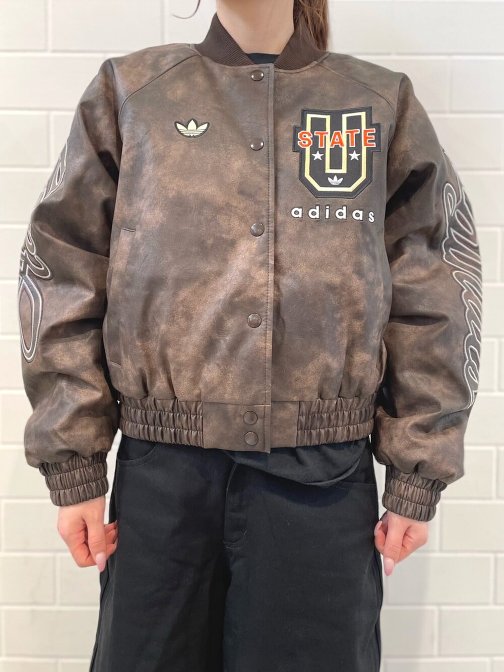 ミッドカット クルーソックス 3足組、アディダス オリジナルス