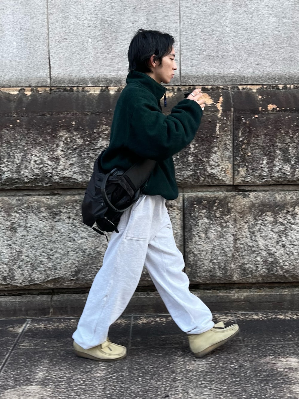 「メンズコーデ、秋冬コーデ、ゆるコーデ、冬コーデ、カジュアル、シンプル、ファッションを楽しもう、ootd、シンプルスタイル、ブーツ、今日のコーデ、メンズファッション、大人カジュアル、古着MIX、古着」|taiyoさん(メンズ・168cm)の冬コーディネートの2枚目の写真