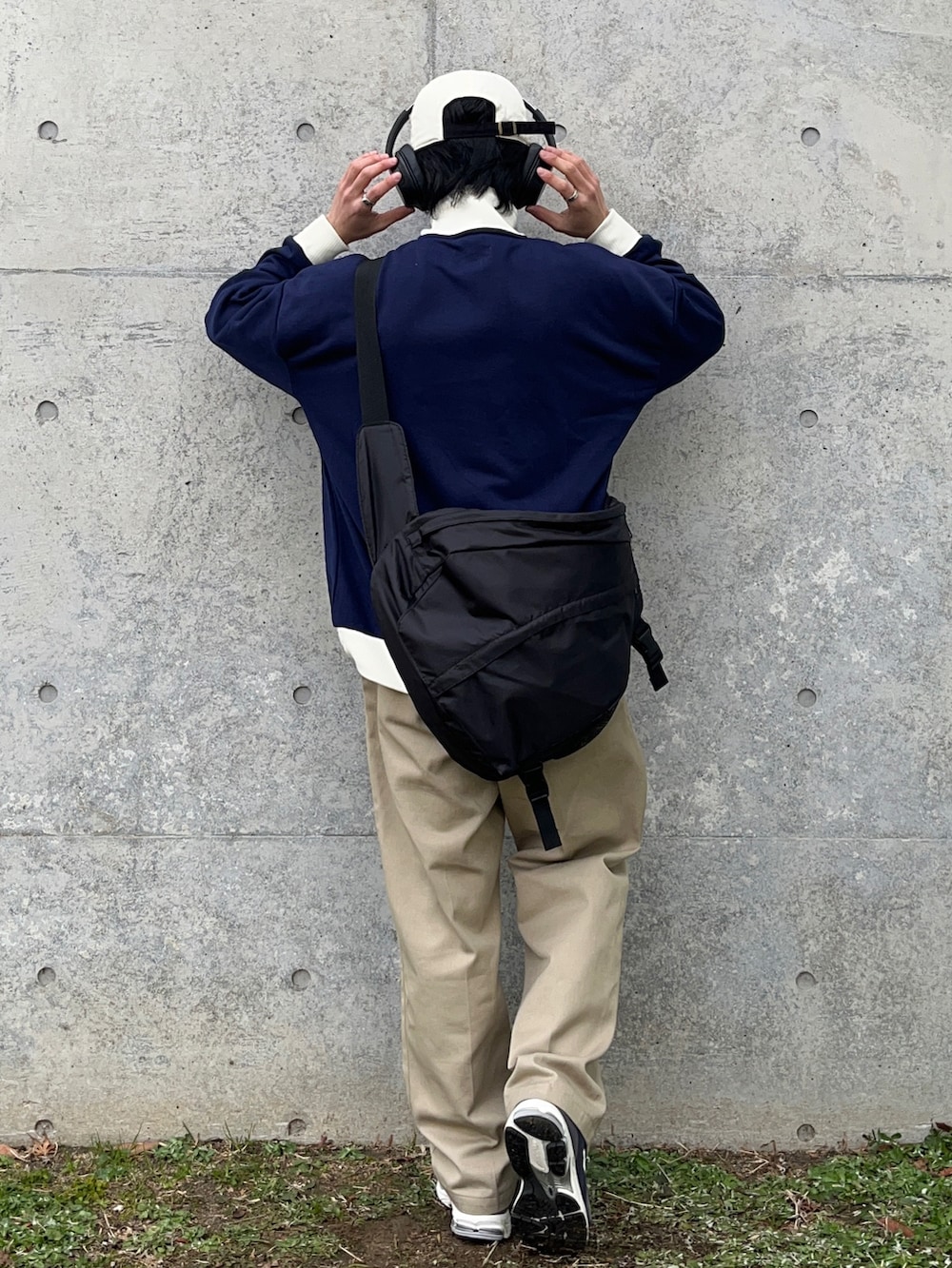 「メンズファッション、いいね、save、フォローお願いします🤑、おしゃれさんと繋がりたい、シンプルスタイル、ootd、お出かけコーデ、大人カジュアル、インスタフォローしてね!、おしゃれな人と繋がりたい、はるコーデ、低身長コーデ、フォローミー、キャップ、ハーフジップ、シンプル」|「DickiesのDickies/ディッキーズ THE ORIGINAL 874 ワイドチノパンツ/ワークパンツ/スケーターパンツ(チノパンツ、イエロー系)」を使った、taiyoさん(メンズ・166cm)の冬コーディネートの2枚目の写真