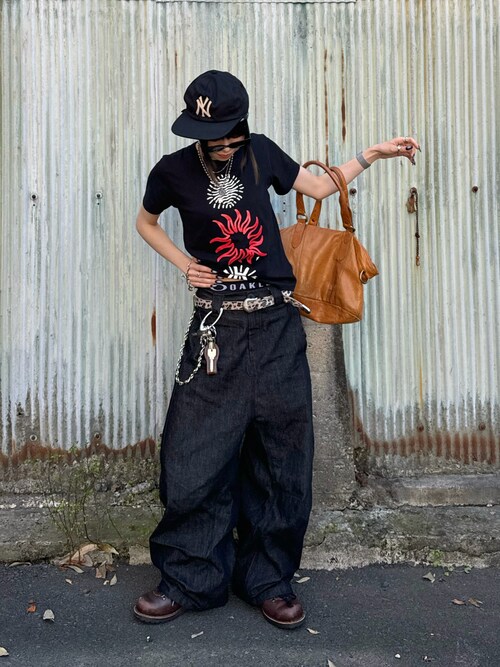 JCAESAR STUDIOデニム ワイドパンツ JCAESAR STUDIOデニム ワイドパンツ