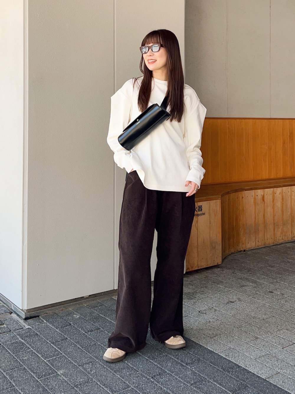 6(ROKU)＞コットン パワーショルダー スリーブ プルオーバーを使った