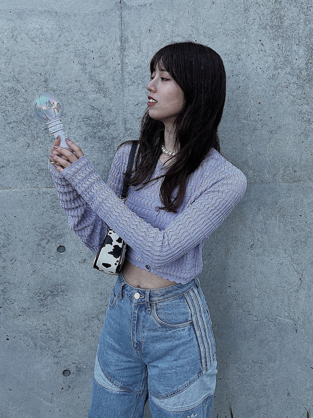 나 츠さんの「ベルトポイントBAG（EGOIST）」を使ったコーディネートの3枚目の写真