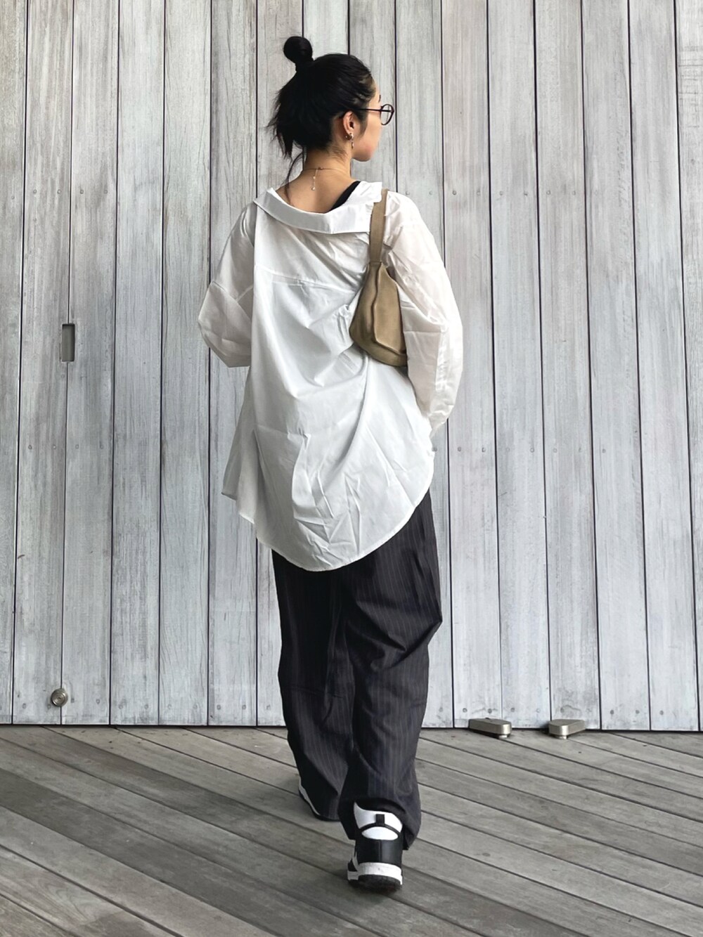 LA PEAU DE GEM】ベアトップロンパースを使った人気ファッション