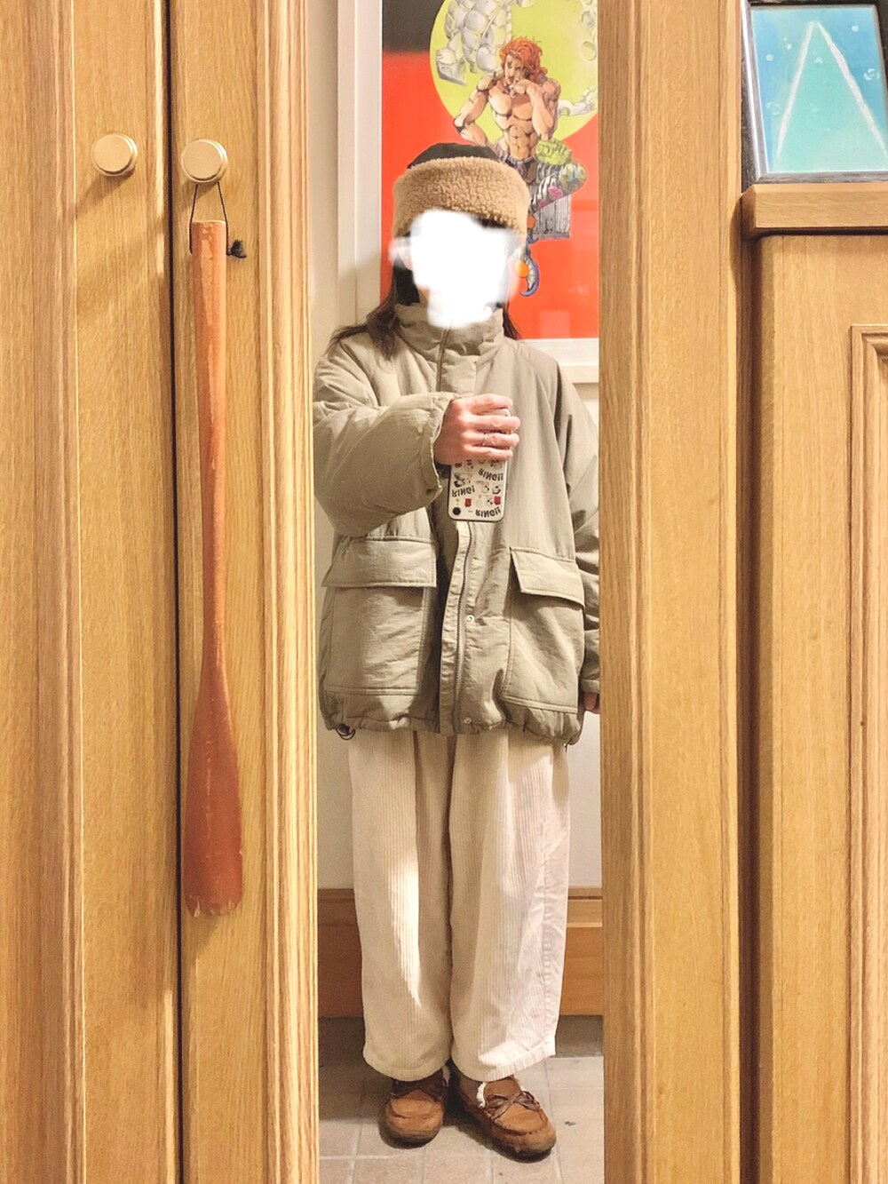 「昨日のコーデ、昨日の服」｜「UNIQLOのアイテム（トップス、ベージュ系）」を使った、まっきさん（レディース・150cm）の冬コーディネートの4枚目の写真