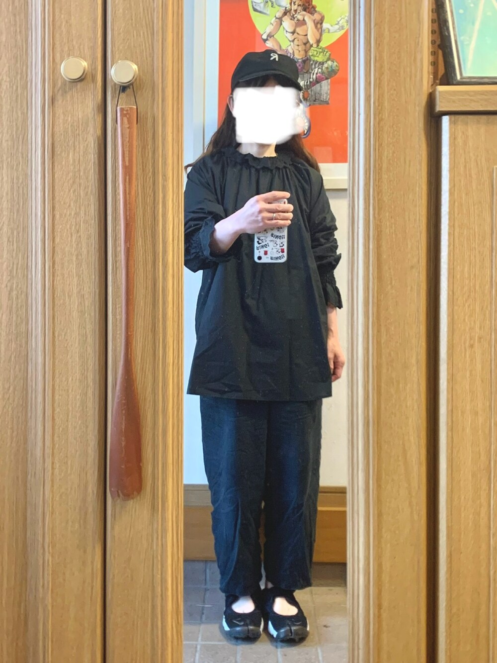 「買い物、セカスト購入品、古着」｜「studio CLIPのアイテム（ジャケット/アウター、ベージュ系）」を使った、まっきさん（レディース・150cm）の春コーディネートの3枚目の写真