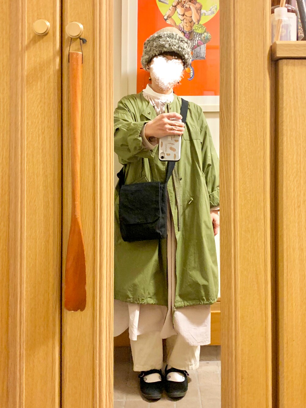 「今日のコーデ、今日の服、マルシェ購入品、サマンサモスモス、Samansa Mos2」｜「studio la causeのアイテム（バッグ、ブラック系）」を使った、まっきさん（レディース・149cm）の秋コーディネートの4枚目の写真