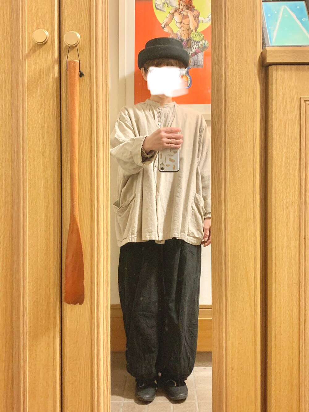 「昨日のコーデ、昨日の服、休日コーデ」｜「SUN VALLEYのアイテム（ノーカラージャケット、ホワイト系）」を使った、まっきさん（レディース・149cm）の秋コーディネートの4枚目の写真