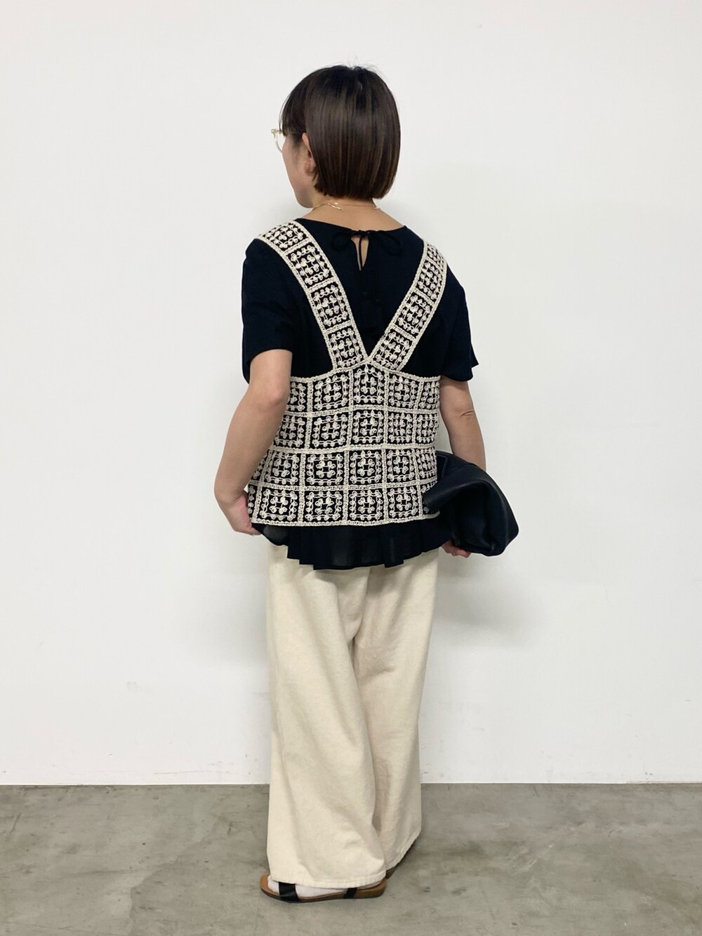 ピュアルセシン かぎ針編みビスチェ （PUAL CE CIN
