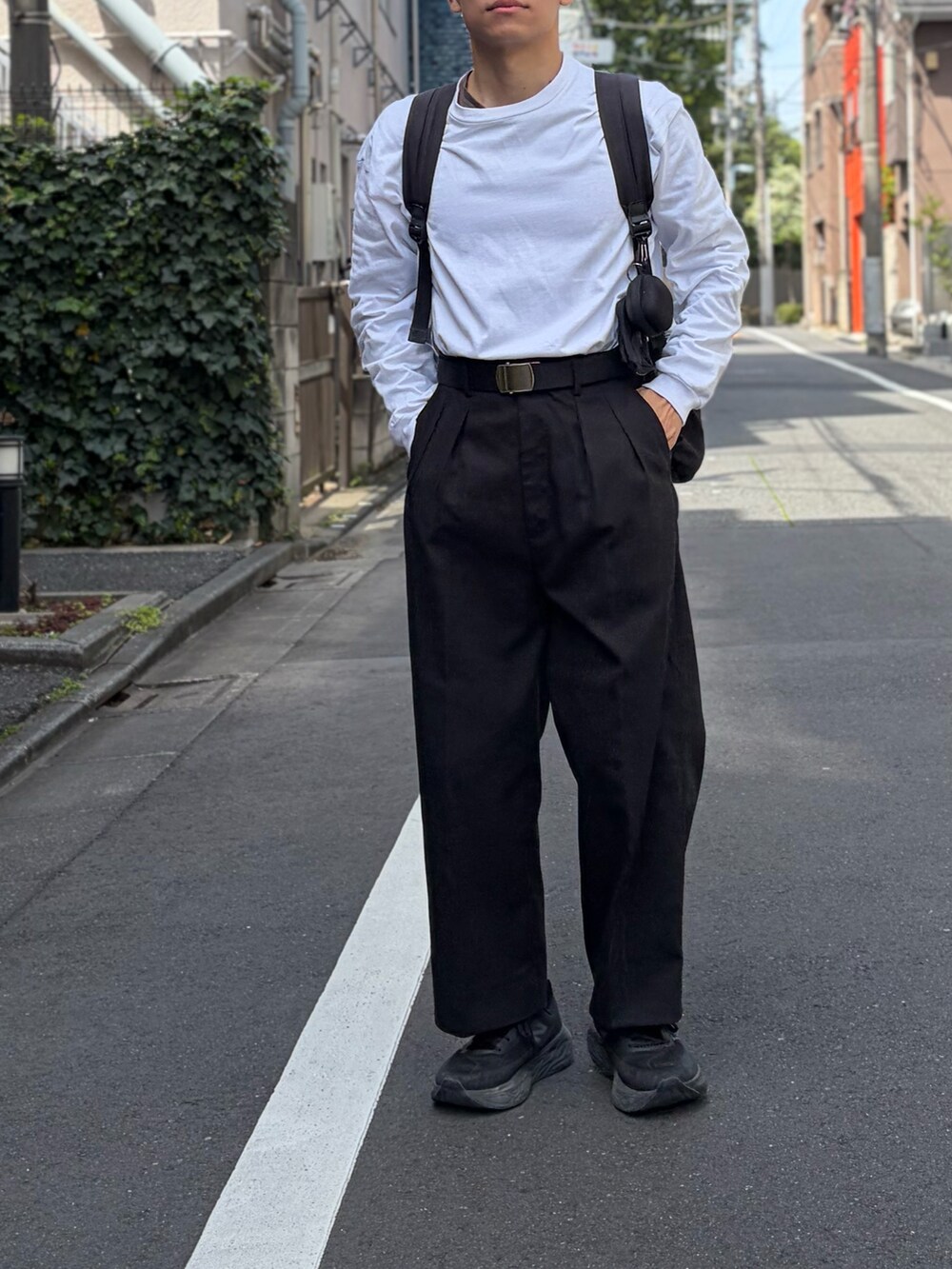 Steven Alan＞ TC ホップサック イン ツープリーツ ドレス トラウザー