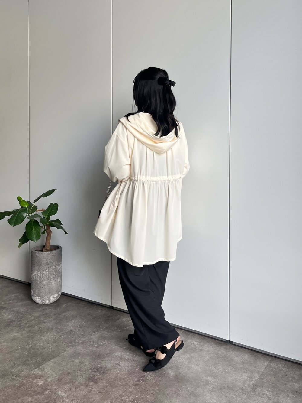 prose verse キャンディスリーブペプラムマウンテンパーカー