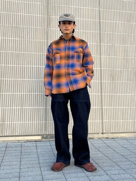 Prentiss / プレンティス 別注 ヘビー ネルチェックシャツを使った人気