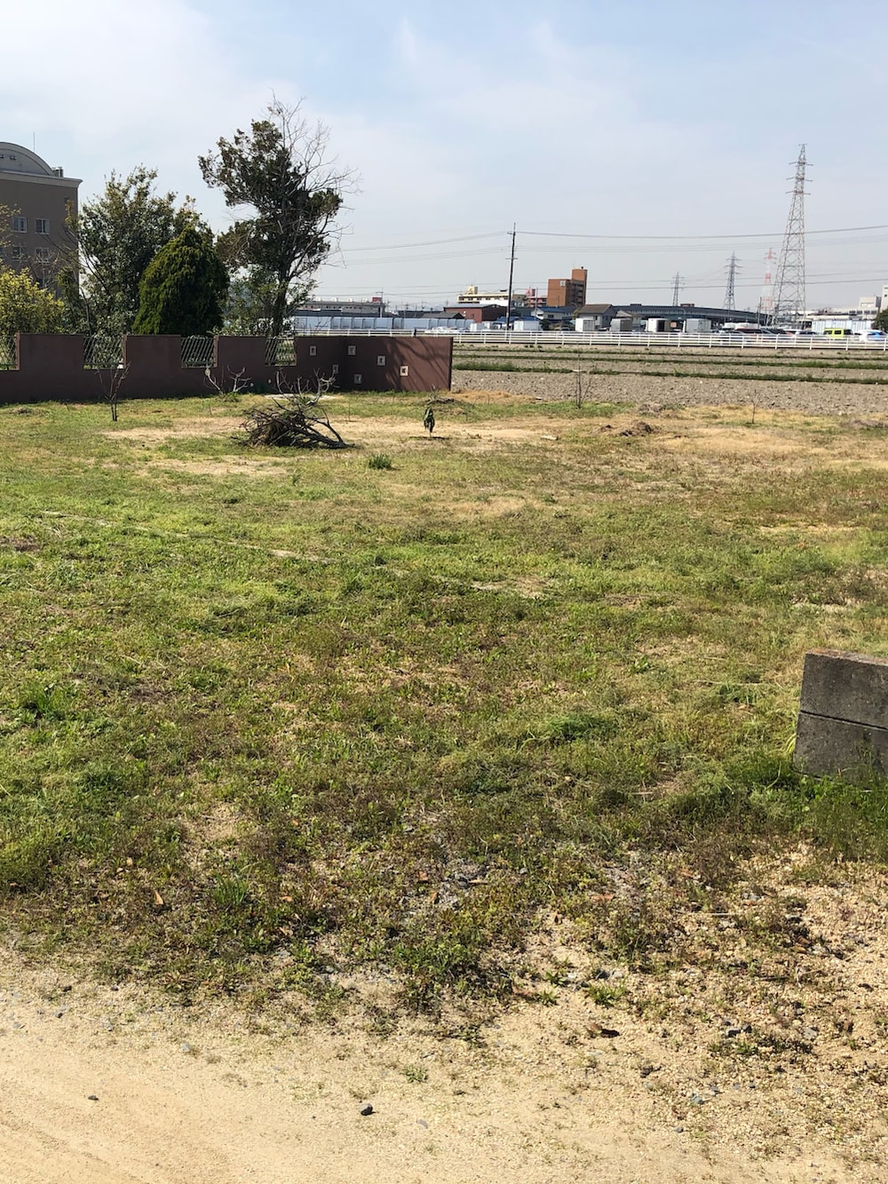 グリーン系のセットアップ、ブラック系のローファー、ブルー系の帽子を着用したメンズの春コーディネートの4枚目の写真