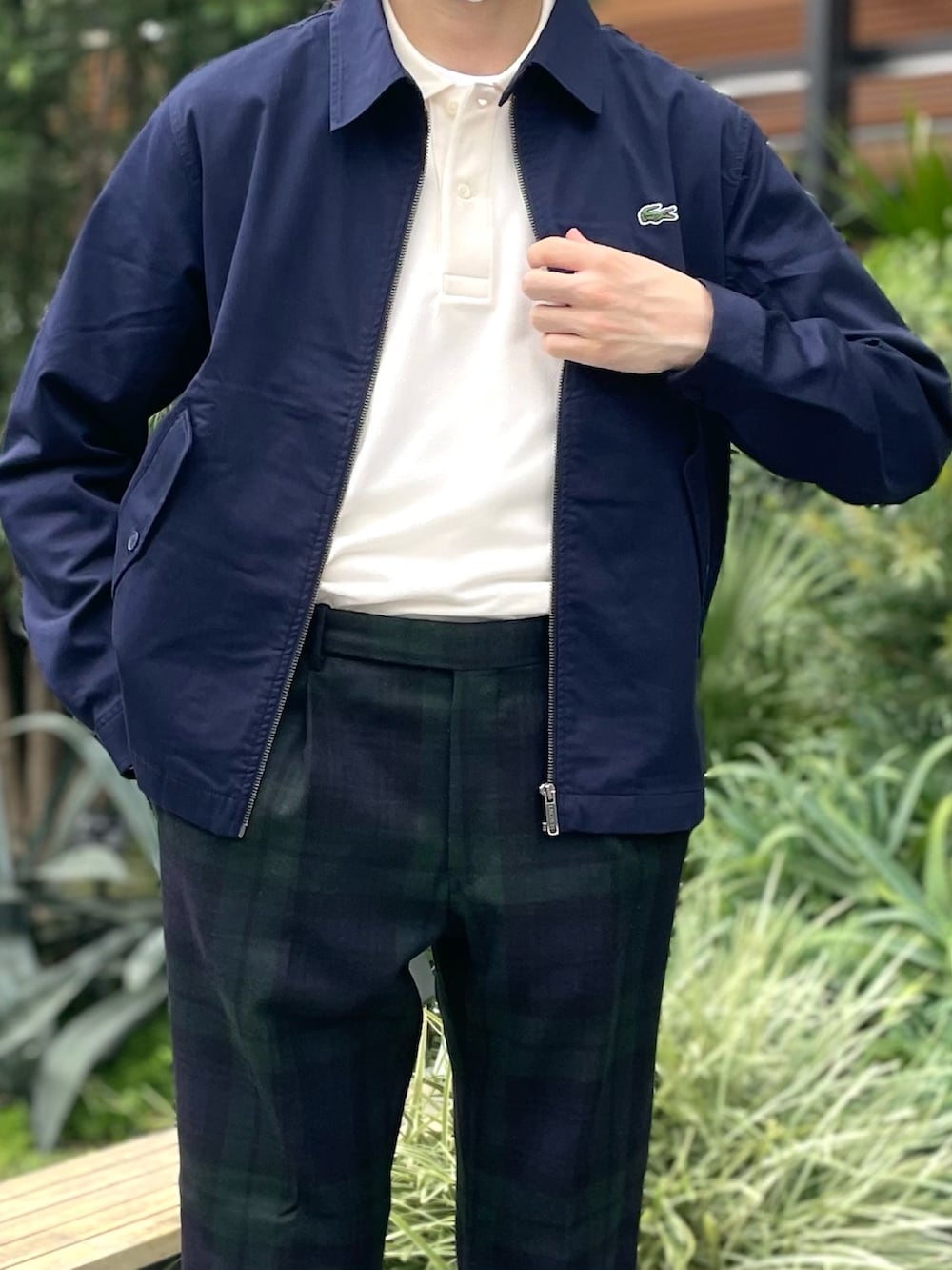 【美品】LACOSTE ラコステ　ハリントンジャケット　青ワニ　近年モデル takada(LACOSTE ラゾーナ川崎プラザ店)｜LACOSTEのブルゾンを