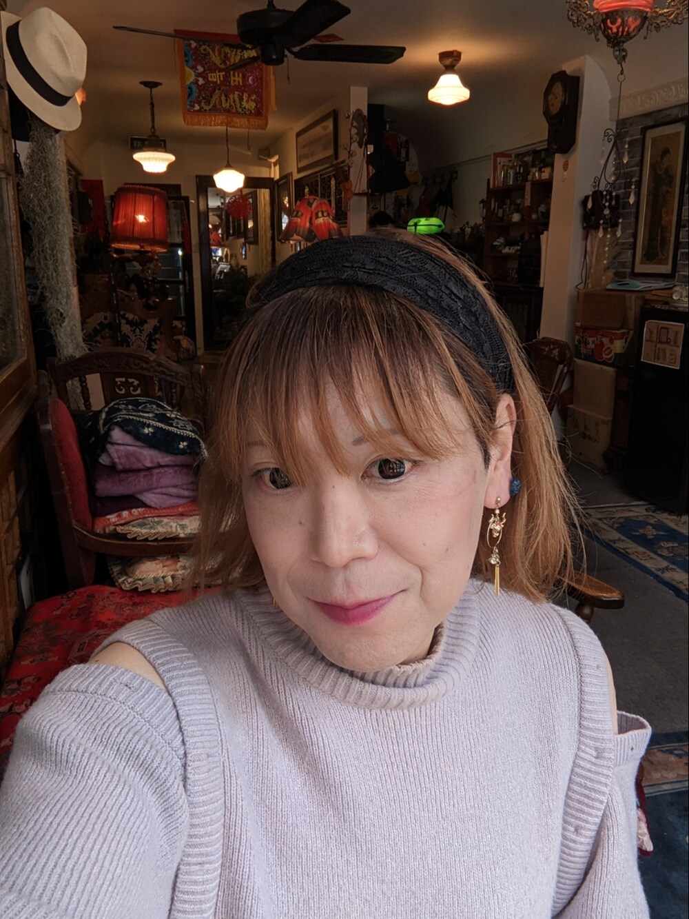 「今日のコーデ、春コーデ、大人カジュアル、オトナカワイイ、MTF、LGBT」｜「NICE CLAUPのアイテム（ワンピース、グレー系）」を使った、ななお(七緒)さん（レディース・169cm）の春コーディネートの4枚目の写真