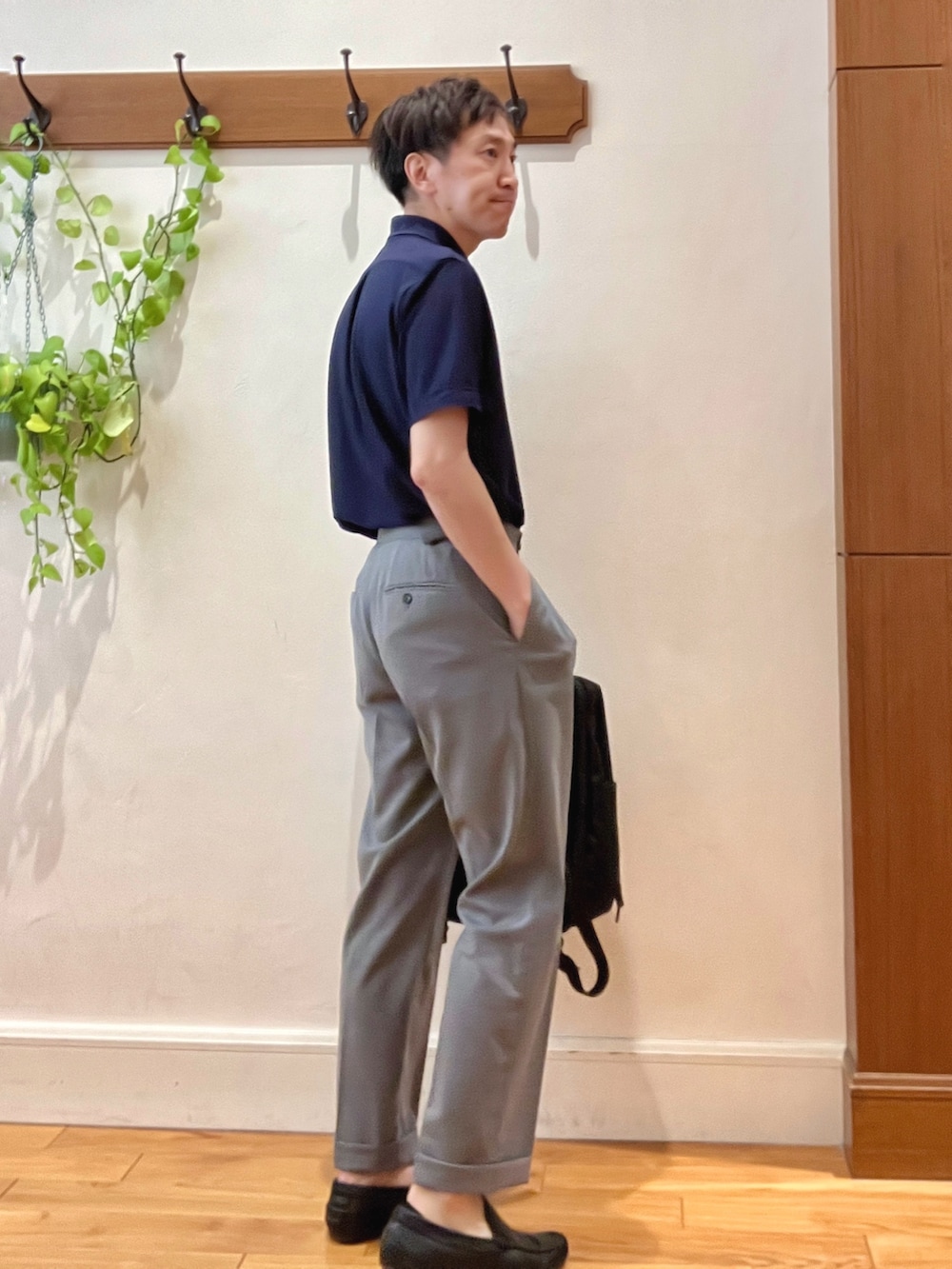 Tatsuo.YMさんの「《ビジカジ対応》吸水速乾 360°ストレッチ トリコットST テープBD 25SS（NOLLEY’S）」を使ったコーディネートの5枚目の写真