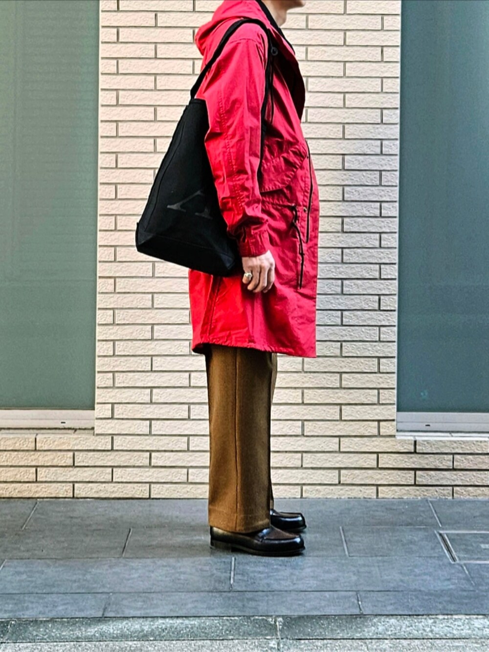 D・BLUE｜Eastmond APPAREL のモッズコートを使ったコーディネート - WEAR