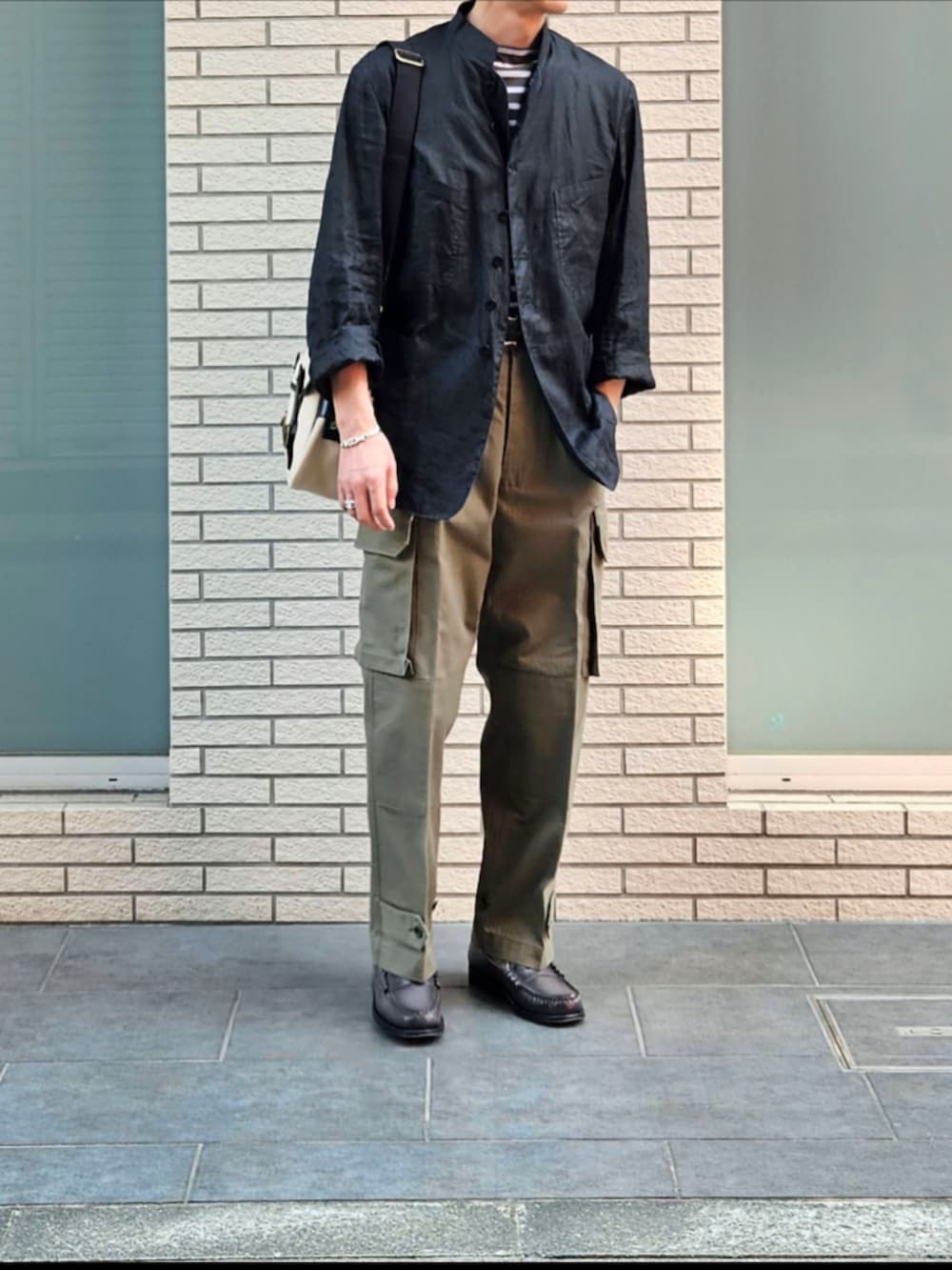 ANATOMICA ノーカラージャケット ベージュ ANATOMICA ノーカラージャケット ベージュ ANATOMICA ノーカラー