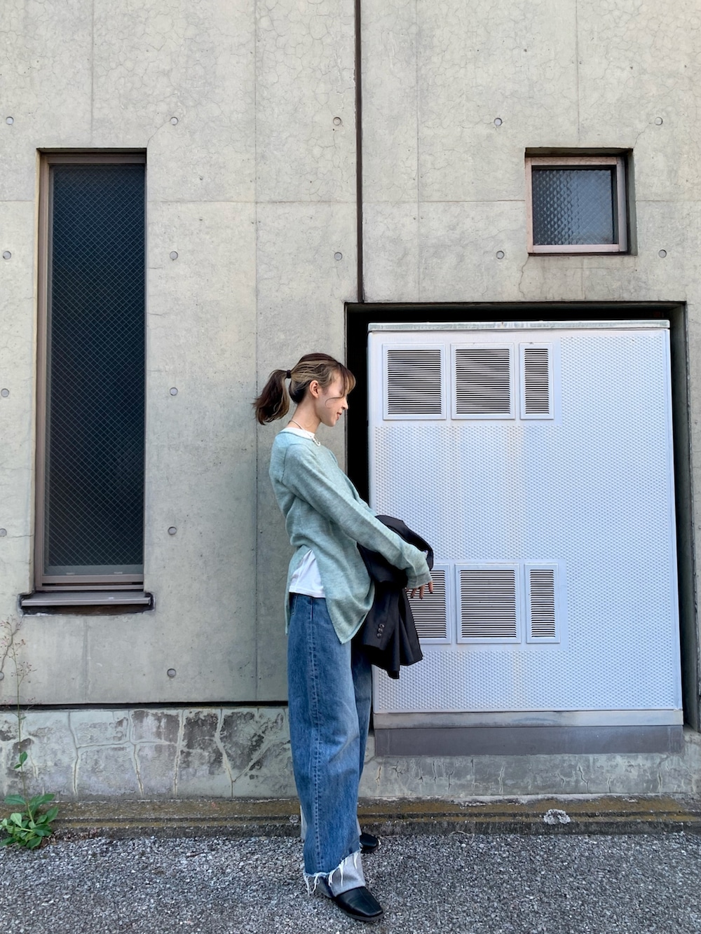 THE TOE グレー モヘアジャケット タグ付き 【公式通販】 THE TOE グレー モヘアジャケット タグ付き 【公式通販】