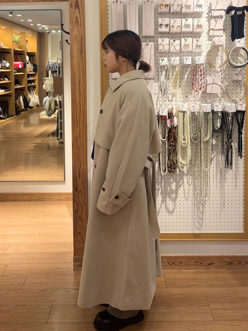 nanamoue(LOWRYS FARM エスパル福島)|LOWRYS FARMのステンカラーコートを使ったコーディネート - WEAR