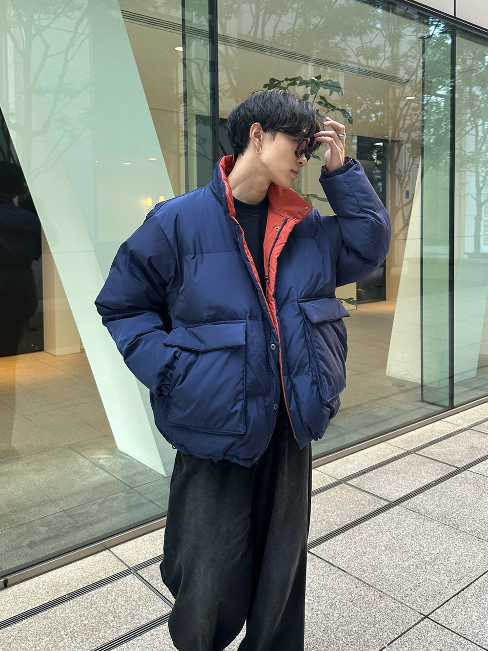 【mideal】padding blouson/パディングブルゾン mideal padding blouson マイディール パディングブルゾン