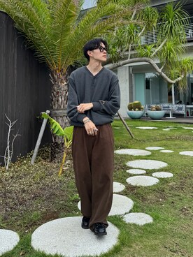 argue DRYCOTTONPLANE SWEAT パンツフーディTシャツ４点 おさゆう｜WETTEMPTのスウェットを使ったコーディネート - WEAR