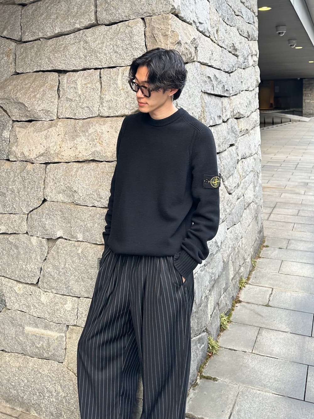 おさゆう｜STONE ISLANDのニット/セーターを使ったコーディネート - WEAR