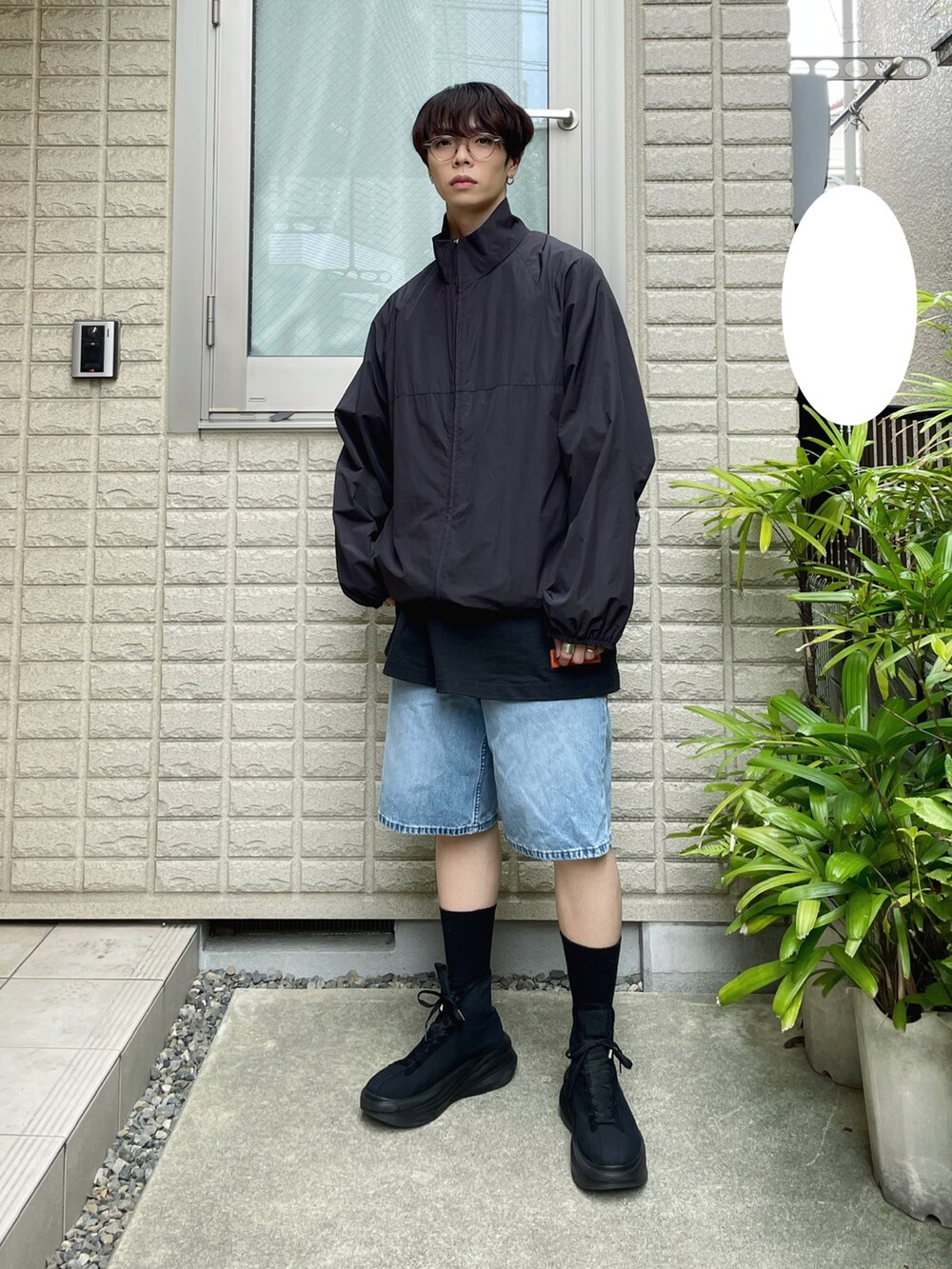 あほげ｜steinのナイロンジャケットを使ったコーディネート - WEAR