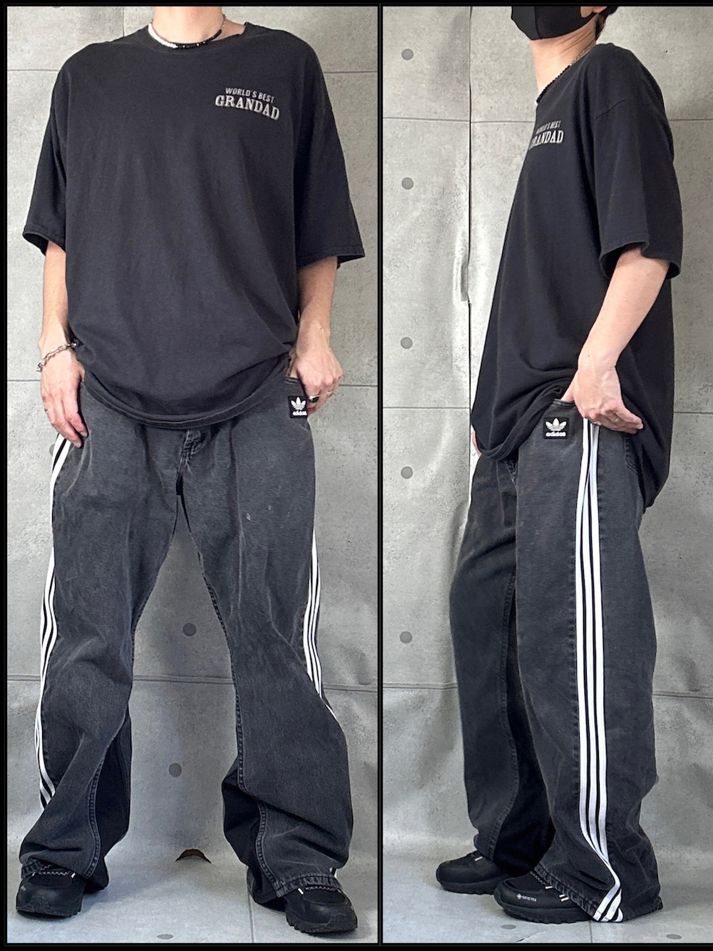 ambi_｜adidas Originalsのデニムパンツを使ったコーディネート