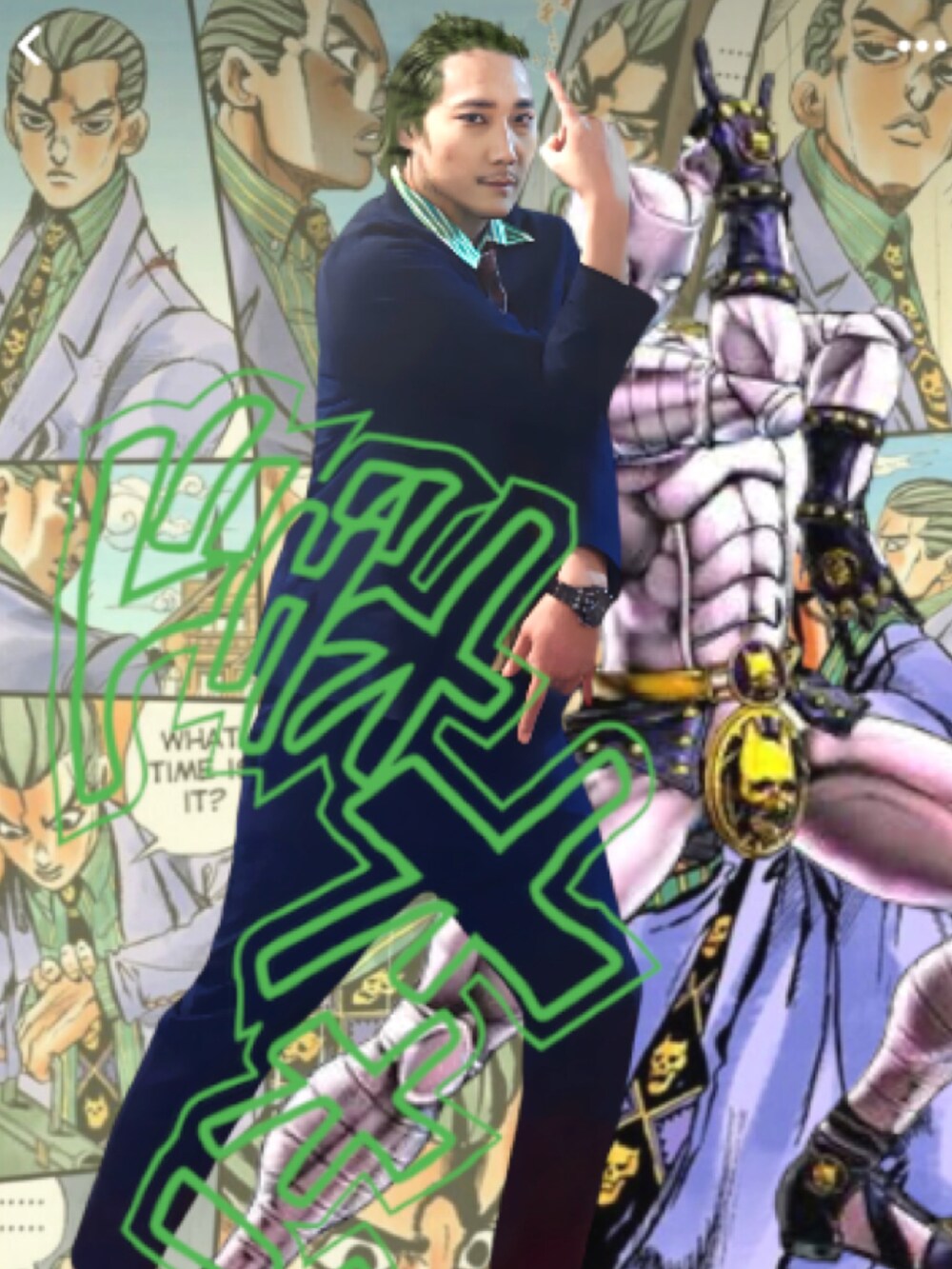 ブルー系のテーラードジャケット、グリーン系のシャツ/ブラウス、レッド系のネクタイを着用したメンズの冬コーディネートの3枚目の写真