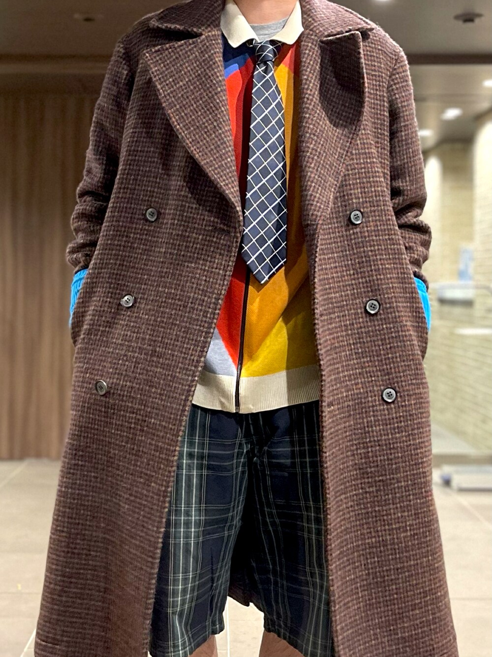 ダブルフェイスオーバーサイズダブルコートを使ったその他