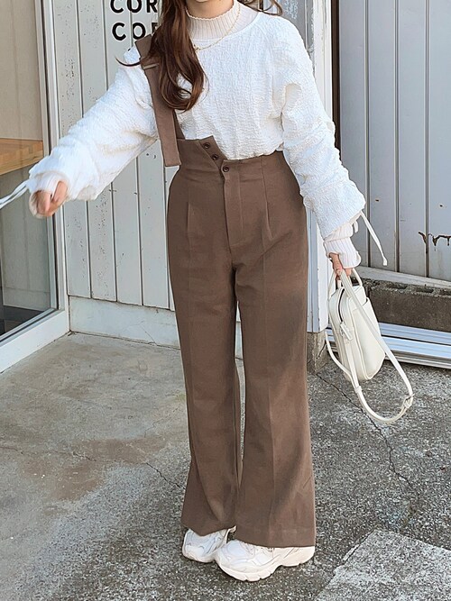 エフィEaphi サロペットパンツ saya|eaphiのオールインワン・サロペットを使った
