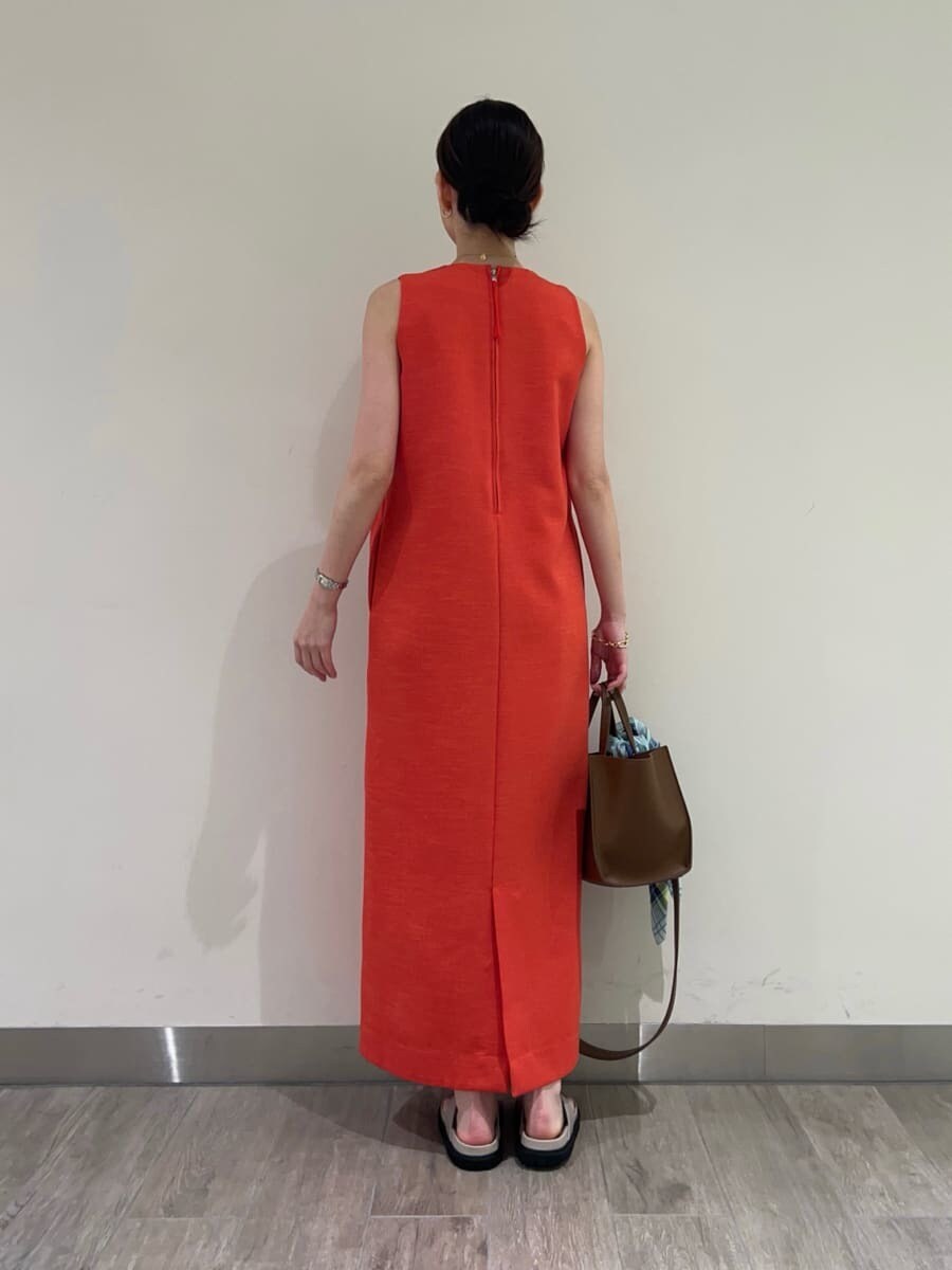リネンライクアメスリIラインマキシワンピースを使った人気