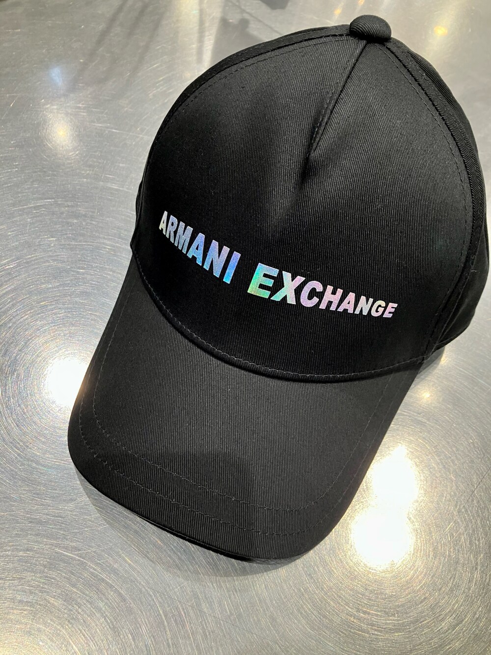 「シンプルコーデ、オーバーサイズ、armaniexchange、アルマーニエクスチェンジ、オトナカジュアル、カジュアルコーデ」|「ARMANI EXCHANGEのアイテム(キャップ、ブラック系)」を使った、EWさん(レディース・158cm)の冬コーディネートの5枚目の写真