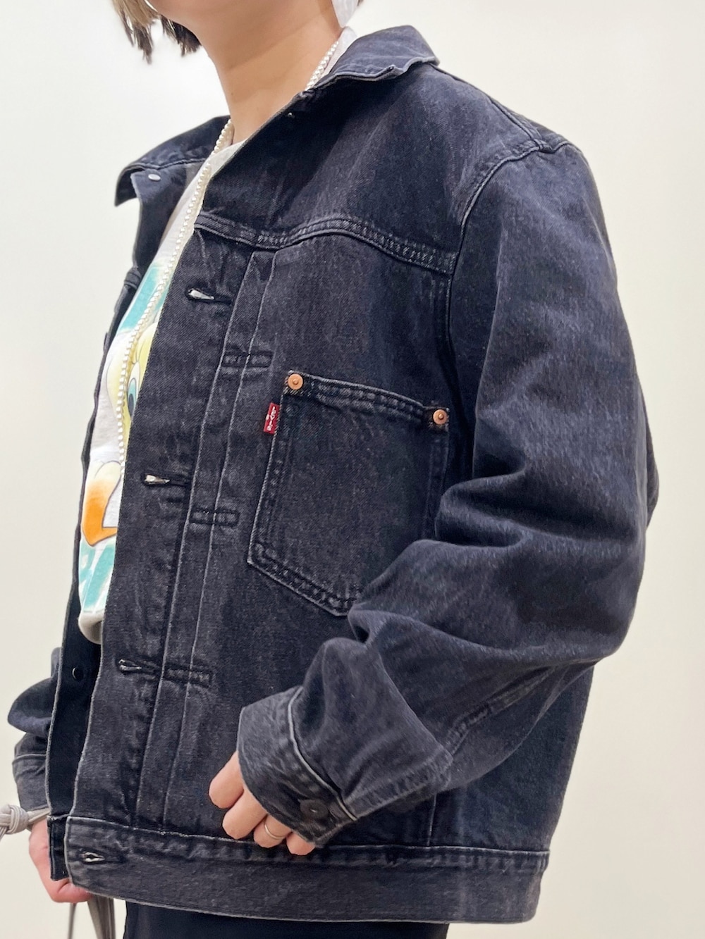 まーちゃん（m@）(Right-on)｜Levi'sのデニムジャケットを使った
