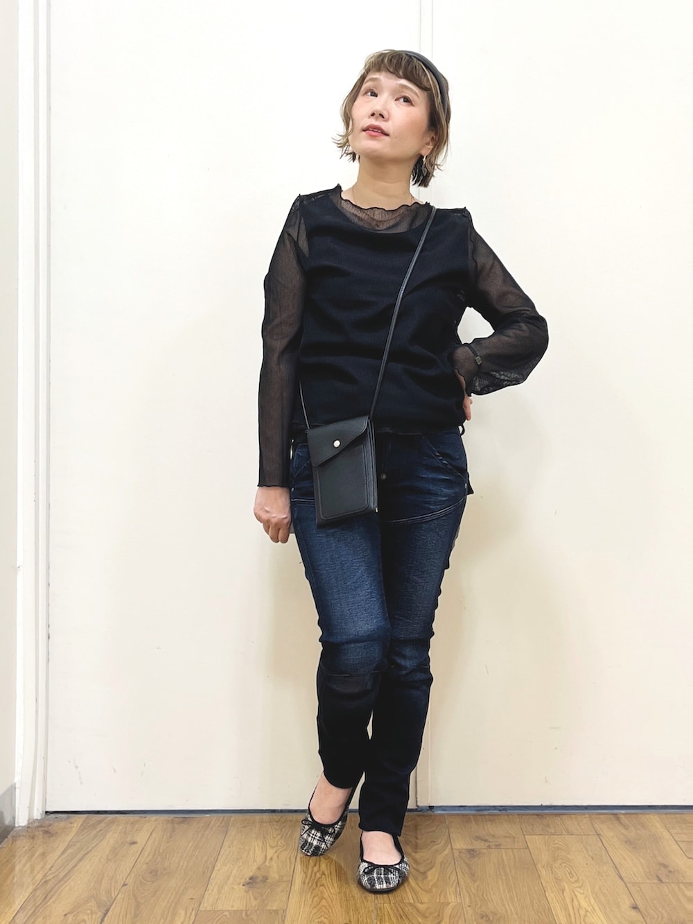 まーちゃん（m@）(Right-on)｜G-STARのデニムパンツを使った