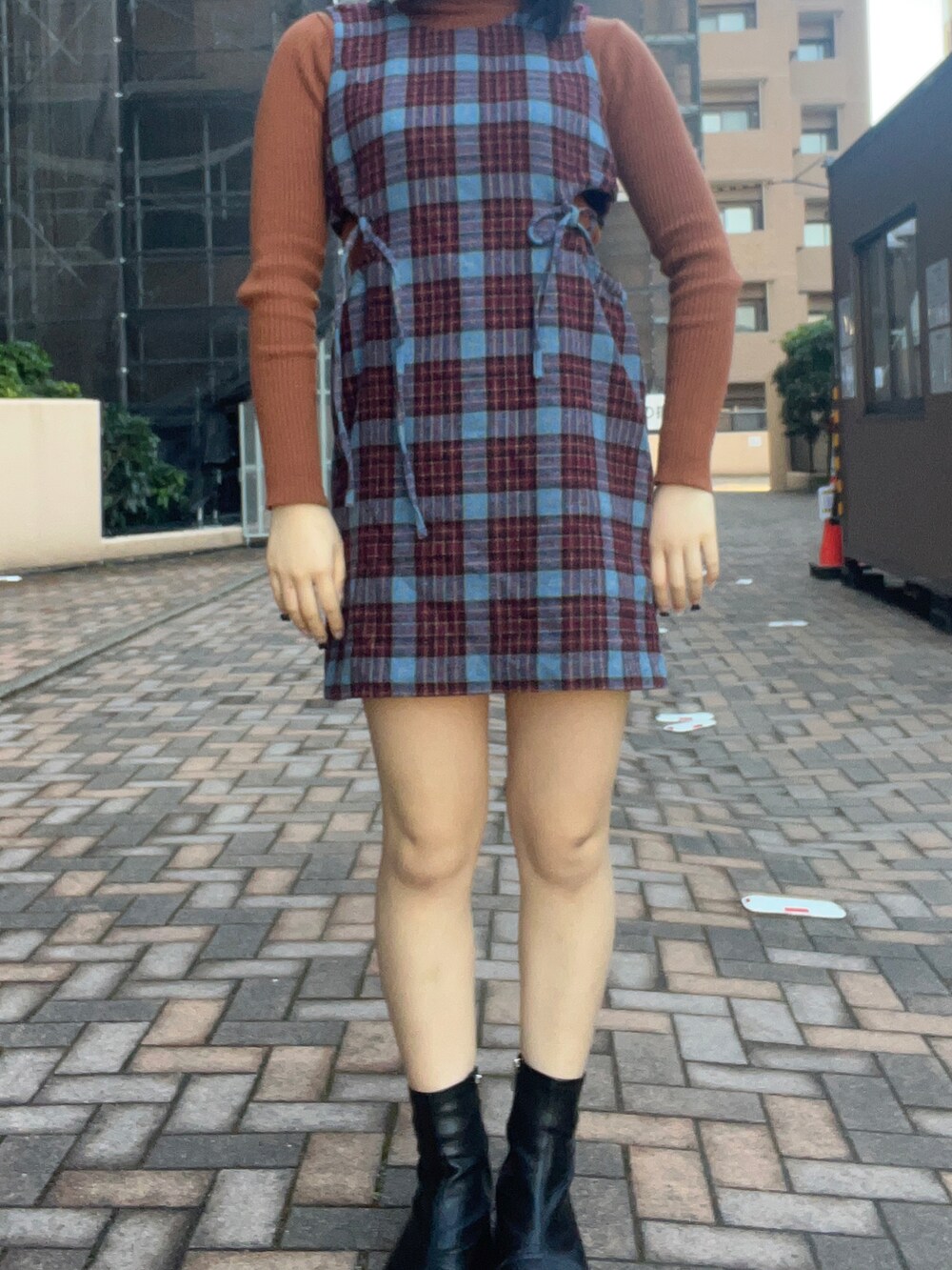 「アパレルスタッフ、出勤コーデ、休日コーデ、LOWRYS FARM、TINA:JOJUN、jouetie、ootd」｜「jouetieのアイテム（ブルゾン、その他）」を使った、暖乃さん（レディース・159cm）の春コーディネートの2枚目の写真