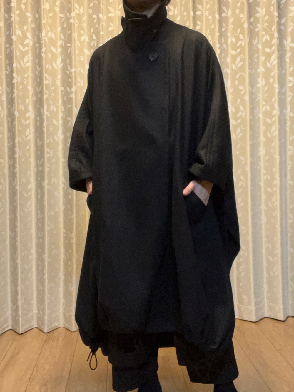 Yohji Yamamotoのポンチョを使ったメンズ人気ファッション