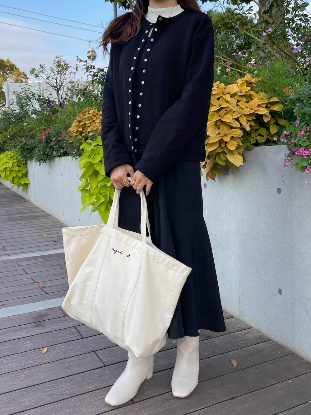 けいこ様F-015-59 agnes b. 裏起毛ロングカーディガン サイズ 3 けいこ様F-015-59 agnes b. 裏起毛ロングカーディガン サイズ 3 Xmas早