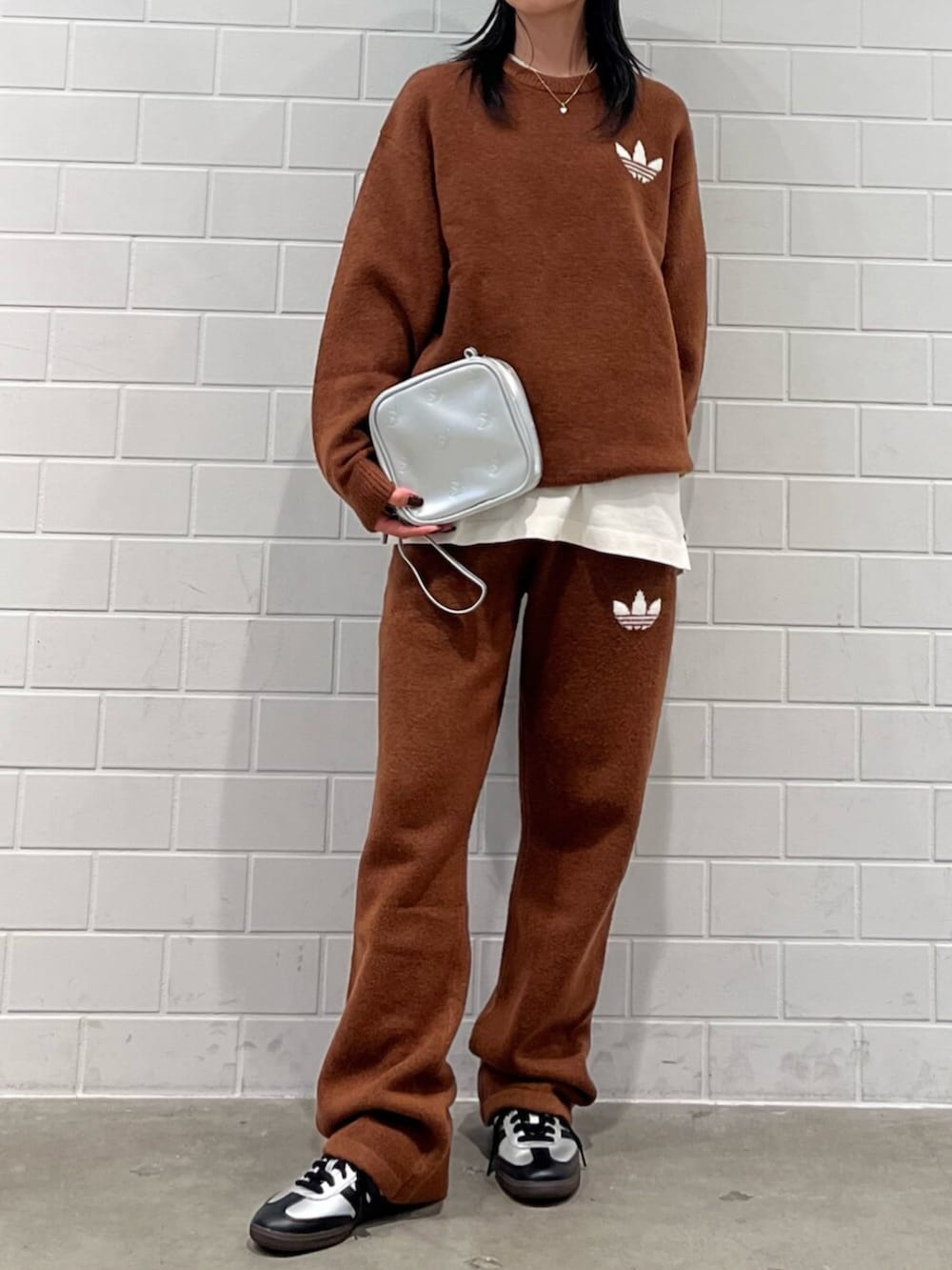 adidas Originals アスレチック デプト ニットセーター、サンバ OG