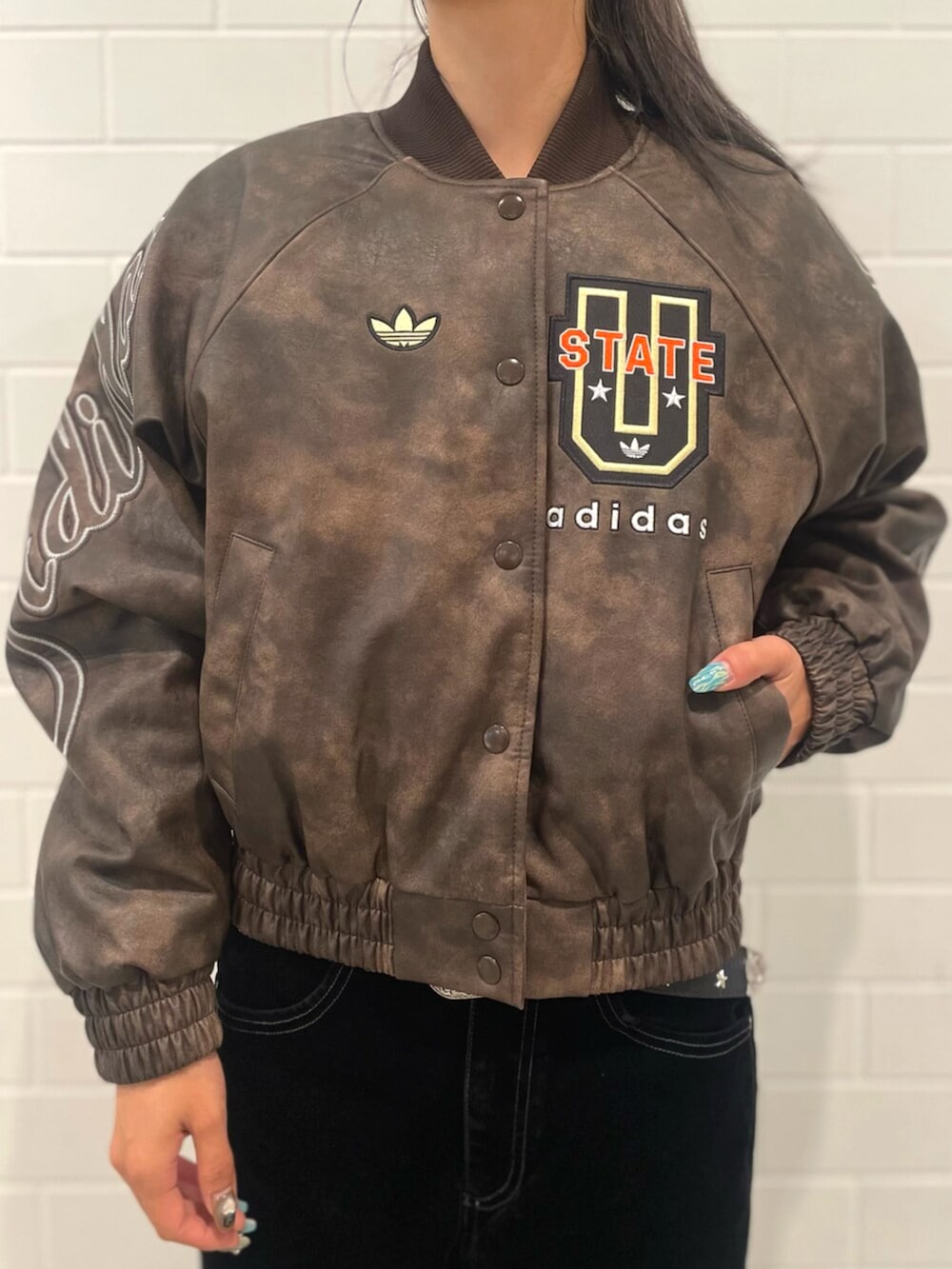 フェイクファー バラクラバ、アディダス オリジナルス Athletic Dept