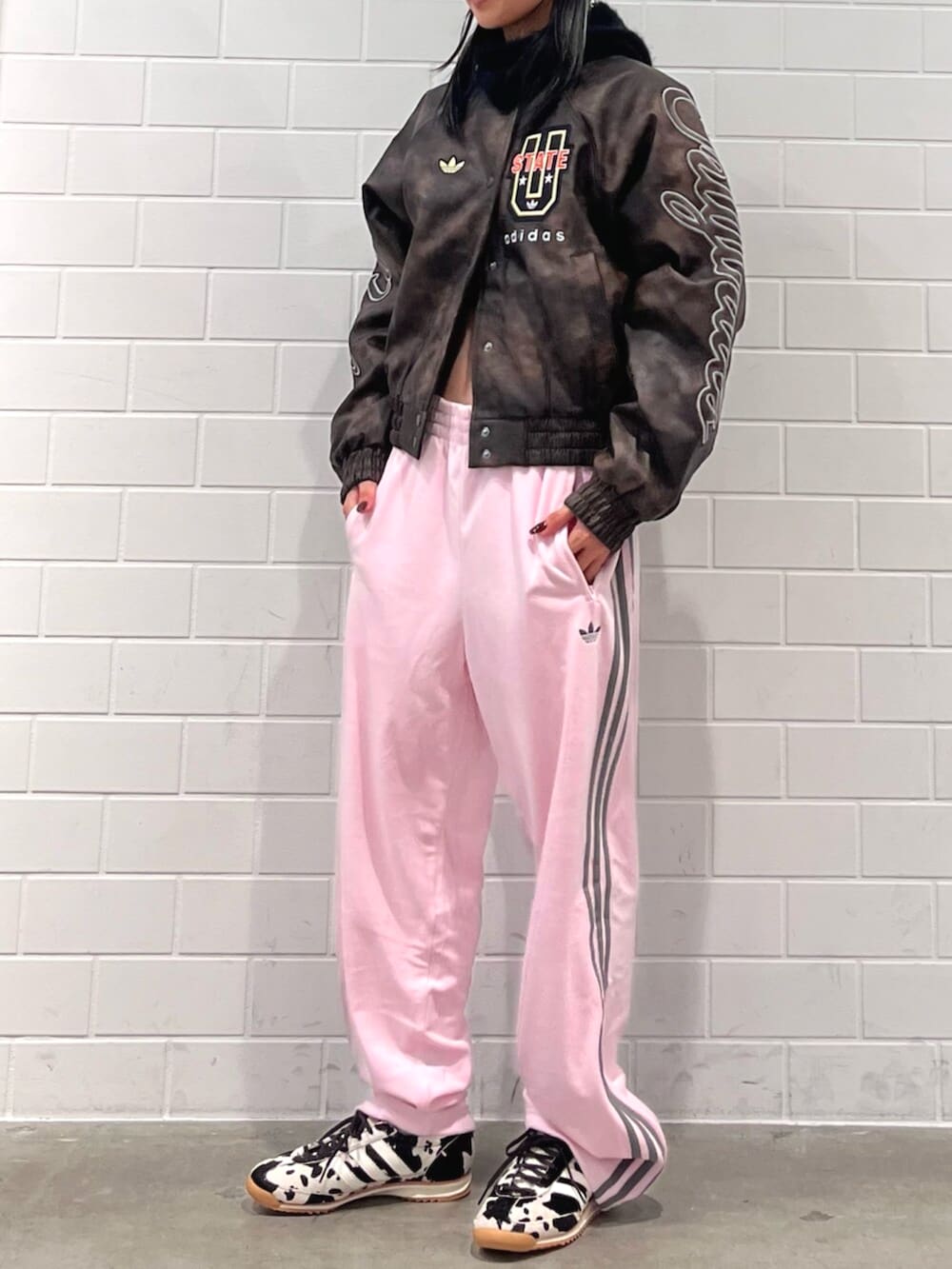 フェイクファー バラクラバ、アディダス オリジナルス Athletic Dept