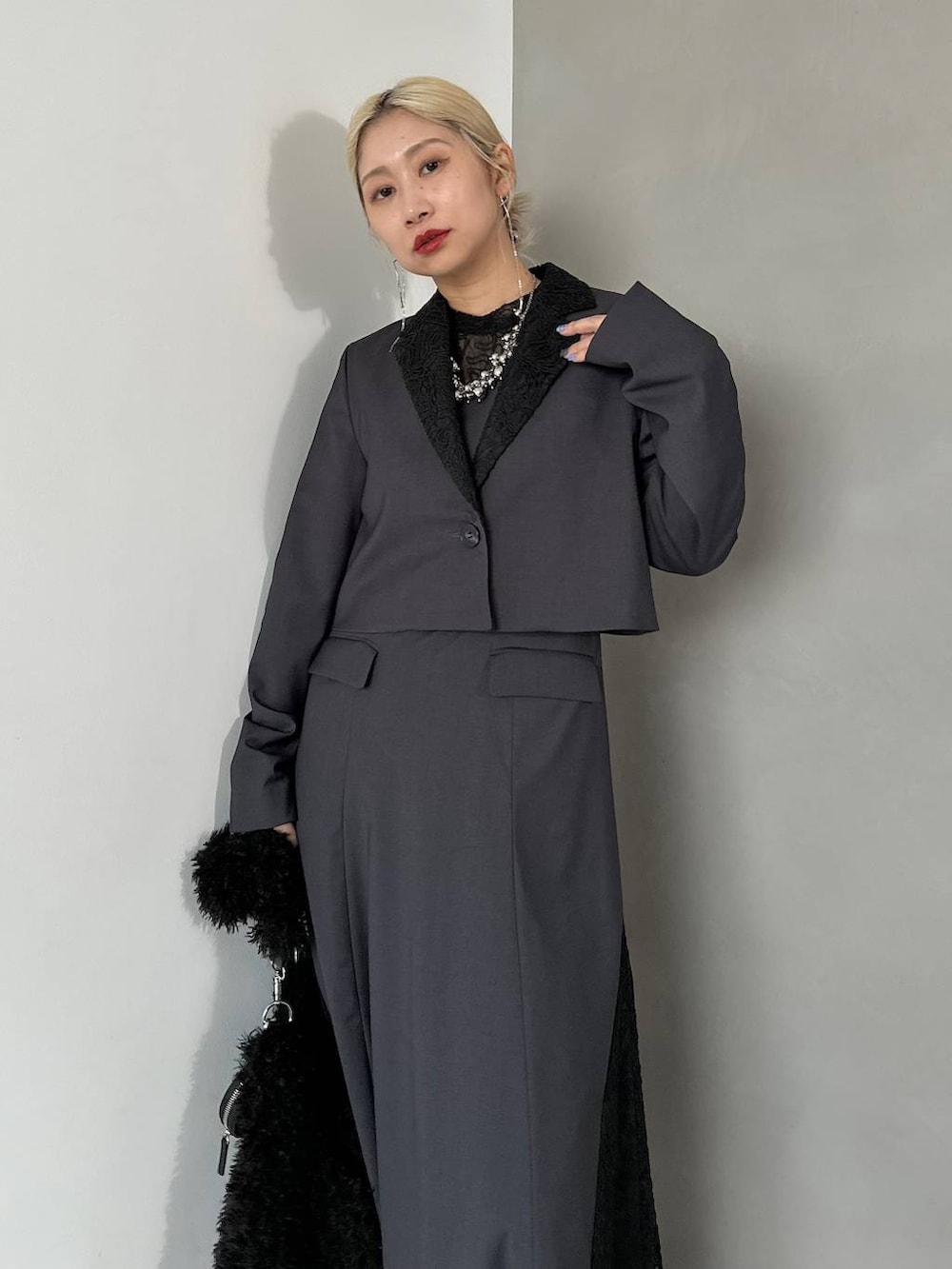 hare_usamiさんの「【WEB限定 OCCASION SERIES LADIES】2Pレースキリカエジャケット＊ワンピース（HARE）」を使ったコーディネートの5枚目の写真