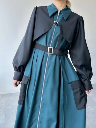 ボレロデザインカーゴワンピース(HARE)を使った人気ファッション